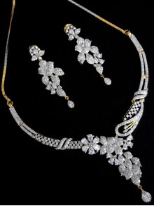 CZ Necklace Set